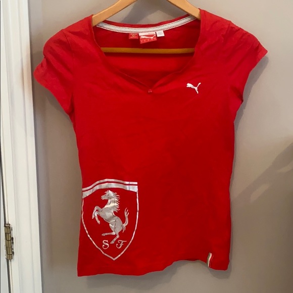 Scuderia Ferrari Tops - Ferrari hot tshirt Small